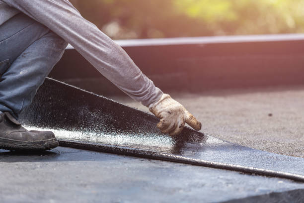 Professional Basement Waterproofing technician working in Merion Station, PA